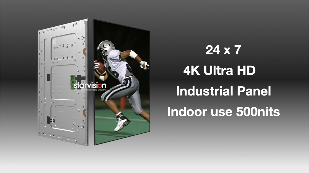 75" Free-Standing 4K Indoor Advertising LCD Digital Signage Display for Shopping Mall