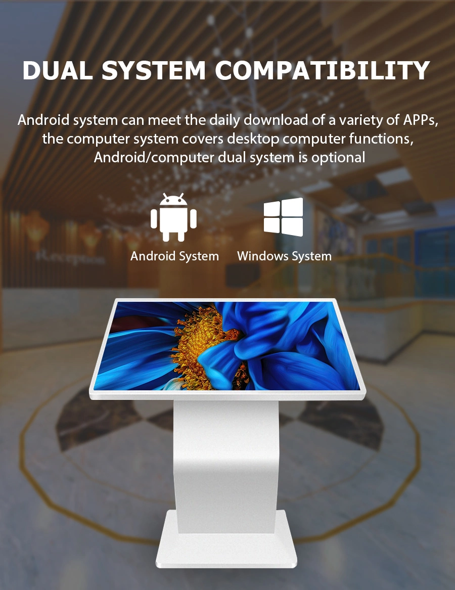 Multi Points Touch Table Self-Service Digital Signage Kiosk with WiFi 32 Inch Download