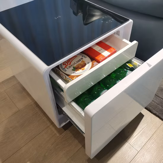Mesa Smart Touch com geladeira Móveis de quarto Mesas de centro